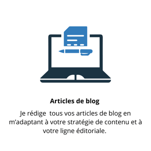 Rédaction articles de blog
