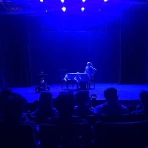 Aprella Godfrey Barule in a Ticking Time Tales Production