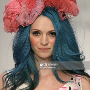 Aprella in Jennifer Nichoslon durring Fashion Week
