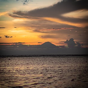 Sunsets in Gili Trawangan. 