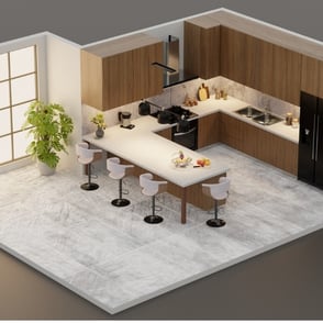 Proyecto real de cocina reformada en Ruzafa, Valencia con estilo minimalista