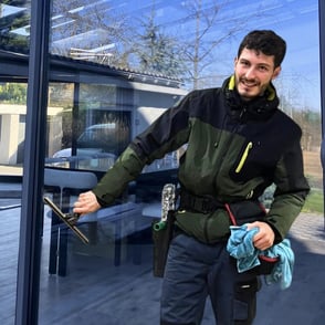 Monsieur Morel gérant de Morel Services Nettoyage