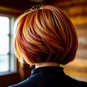 blonde-bob-hair-red-highlights