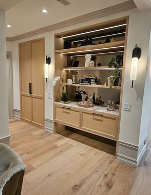 Featuring a Beautiful Built-in Credenza
