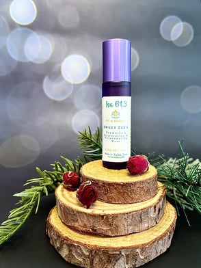 an essential oil roller bottle