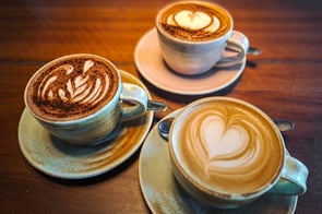 Coffees at Levanter Cafe in Balaclava, Melbourne