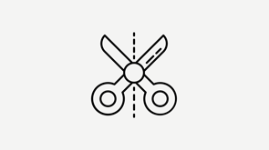 a pair of scissors and scissors on a white background