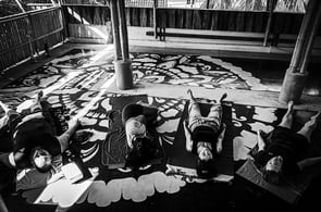 Yoga nidra at the Bamboo Cottage Langkawi.