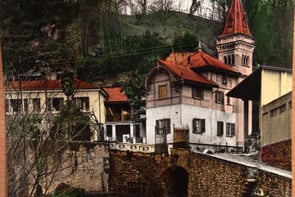 historic image of villa ombrosa (about mid 1900)