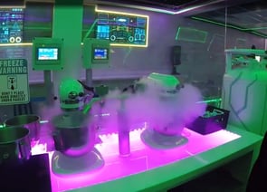 Liquid Nitrogen ice cream equipment