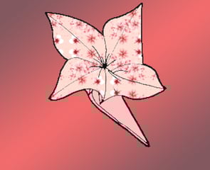 origami fiore