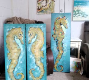 marine life acrylic