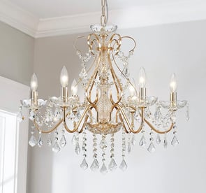 vintage crystal chandelier