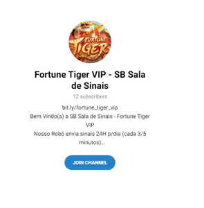 Sinais para fortune tiger VIP - SSSGAME