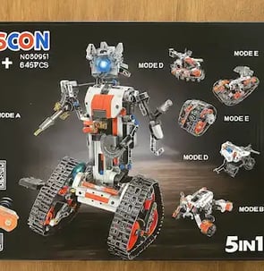 Caja de robot a control remoto