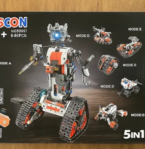 Caja de robot a control remoto