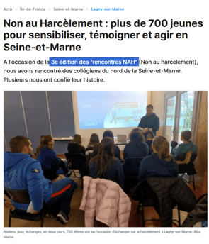 Rencontres NAH Seine et Marne HarcelKido