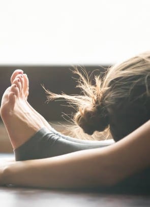 stretching, assouplissement, retour au calme