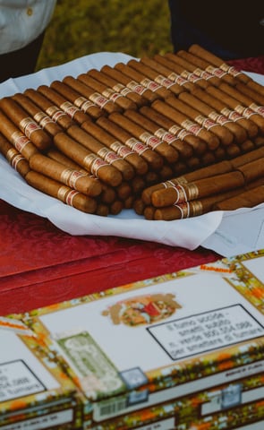 Cigar from Cuba Amigos de Partagas at event curated by Francesco Luxury Travels Villas Weddings