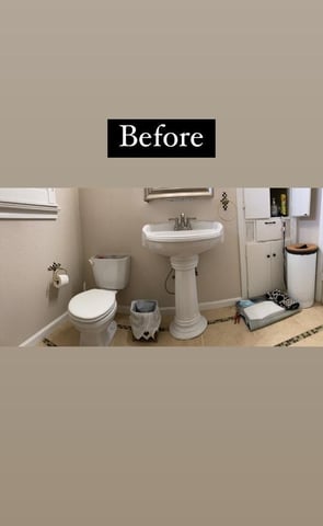Remove Ugly Pedestal Sink, Install Pedestal Sink, plumbpros, plumbprostx