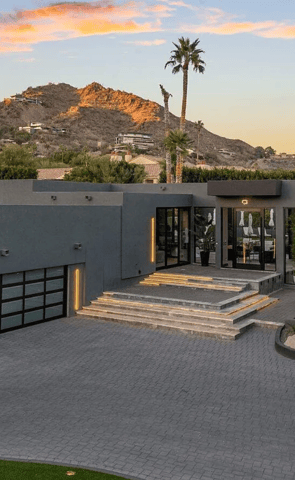 Modern Elegant Frosted Garage Doors