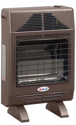 blue flame gas heater 481 Rinnai Japan design