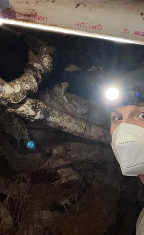 Tunnel, Tunnel Pipe Repair, Tunneling under foundation, drain repair, drain pipe repair, plumbpros