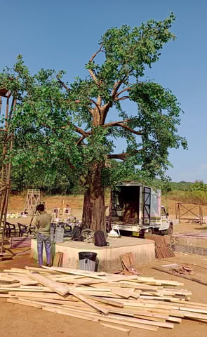 Artificial tree making ward on your demand