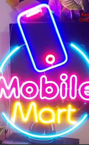 a neon sign that says, no one is in the picture
