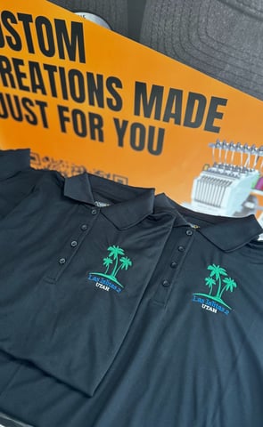 Embroidery polos with logo in Salt Lake, West Valley, West Jordan, Sandy, Wastach Front