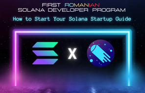 Visual with How to start your solana startup guide 