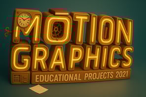 a sign that says motion graphics