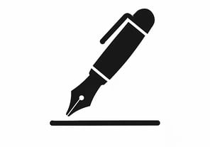 a pen and ink pen on a white background