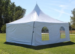 High peak tent with sidewalls, el paso diamond events