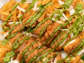 cajun loaded pasta bowl