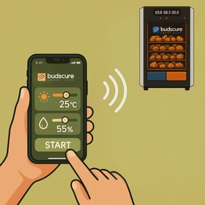 Control Budscure through Mobile