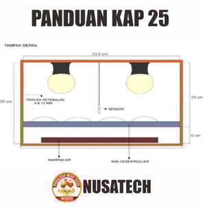 PANDUAN INSTALASI MESIN TETAS 25 BUTIR