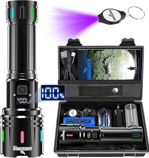 Linterna Led super potente recargable linterna 500000 lumenes