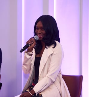 Beatrice Adenodi speaks at RSP event panel