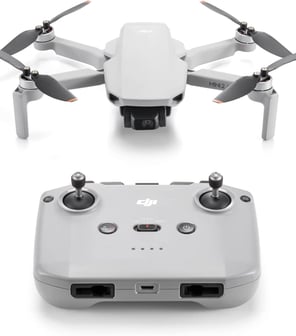 a dji - drone with a controller and controller