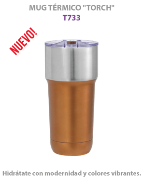 BOTELLA TERMICA TORCH Regalos Corporativos Publicidad Empresas logos full color merchandising