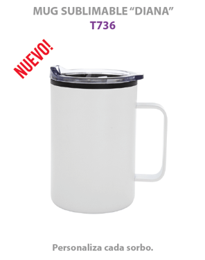 MUG SUBLIMABLE DIANA Regalos Corporativos Publicidad Empresas logos full color merchandising