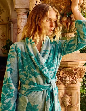 Yves Delorme bathrobe Alcazar