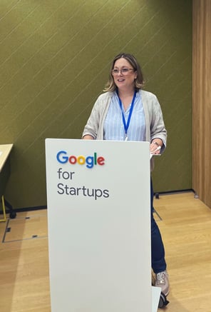 Julie Gachet Mitrovic leading a workshop at Google for Startups