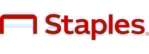 Staples logo.