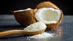 Low-fat desiccated coconut – finely shredded and dried, suitable for bakery and confectionery expor