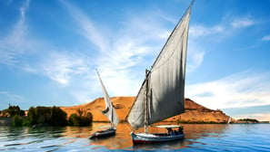 Private felucca ride on Aswan's scenic Nile River