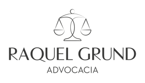 a logo for a law firm called Raquel Grund