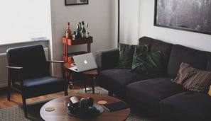 Bright living room with modern inventory