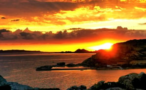 Tramonto a Punta Tegge, Isola di La Maddalena